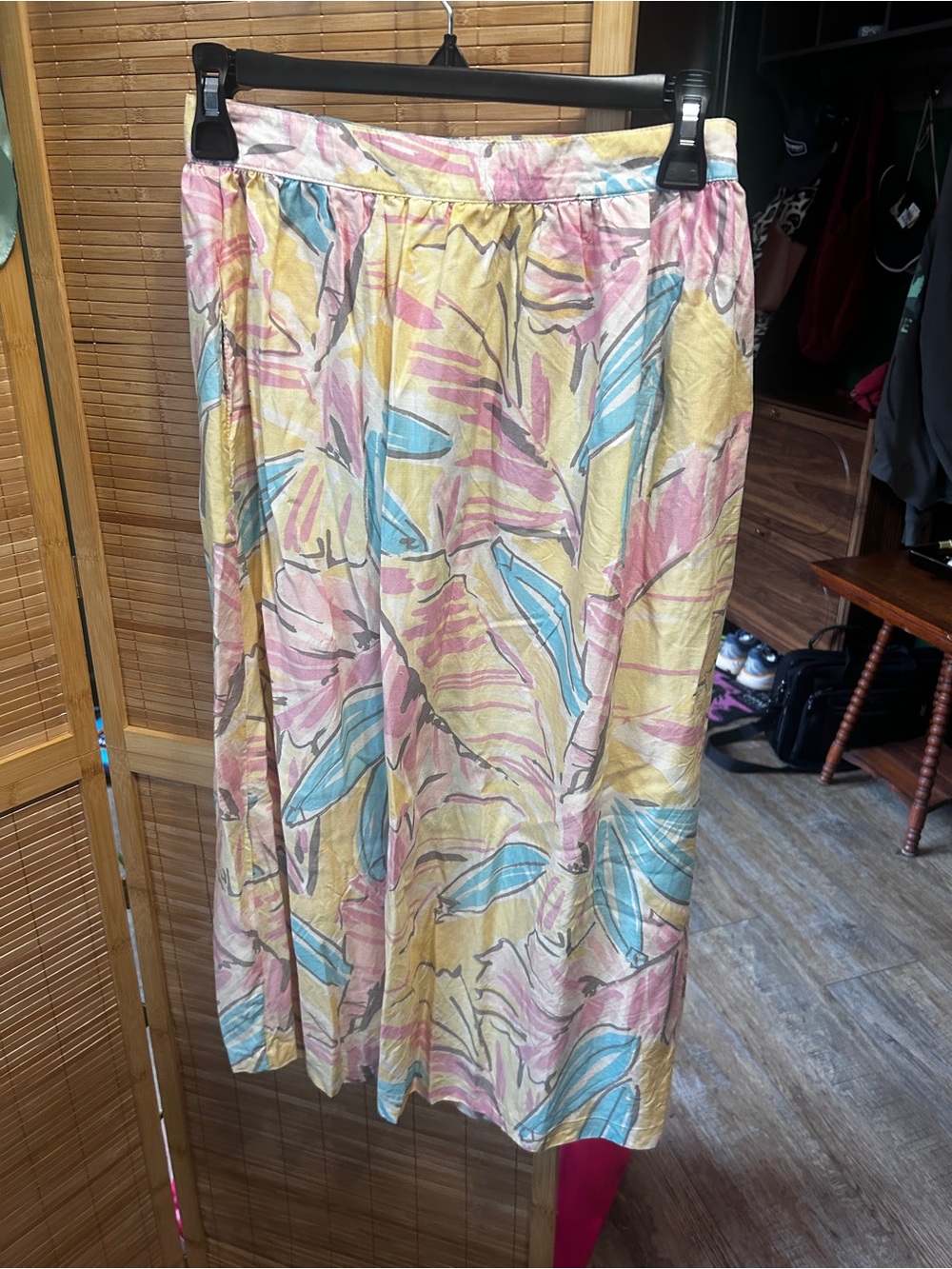 Vintage 80s pastel Judith Michaels skirt small